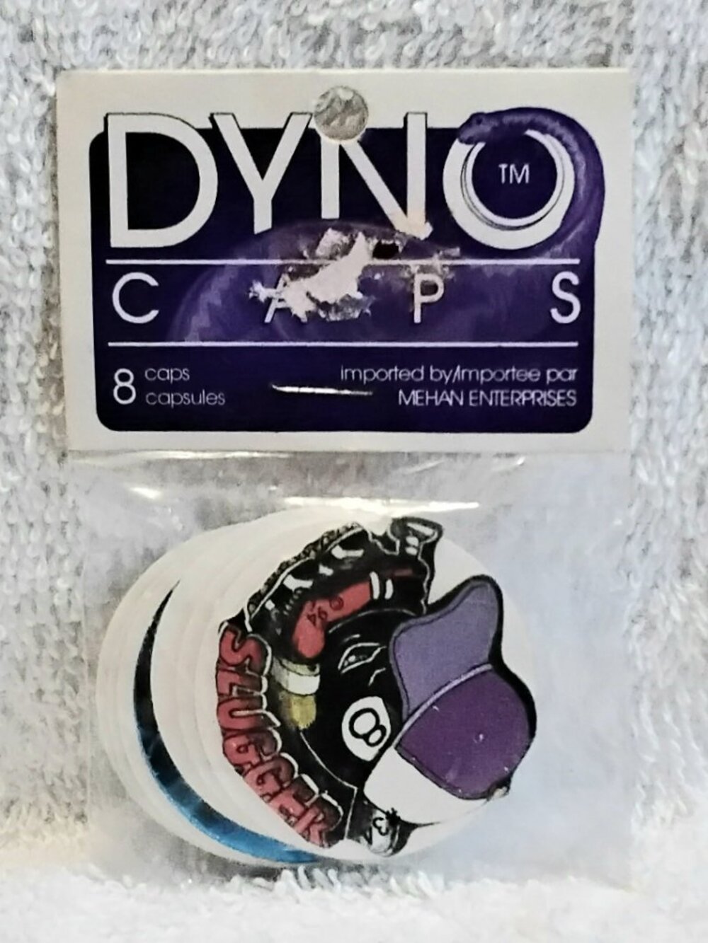 2/$20 Sealed Vintage Early 1990's Dyno Caps Pack of 8 New Pogs!!